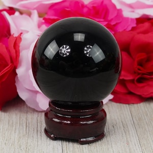 Obsidian Crystal Ball 60mm