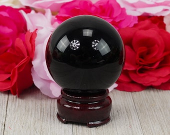 Obsidian Crystal Ball 60mm