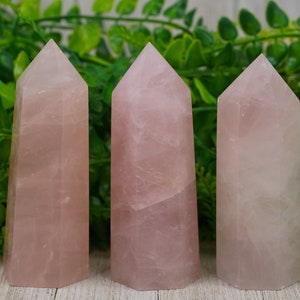 Large Rose Quartz Crystal Tower