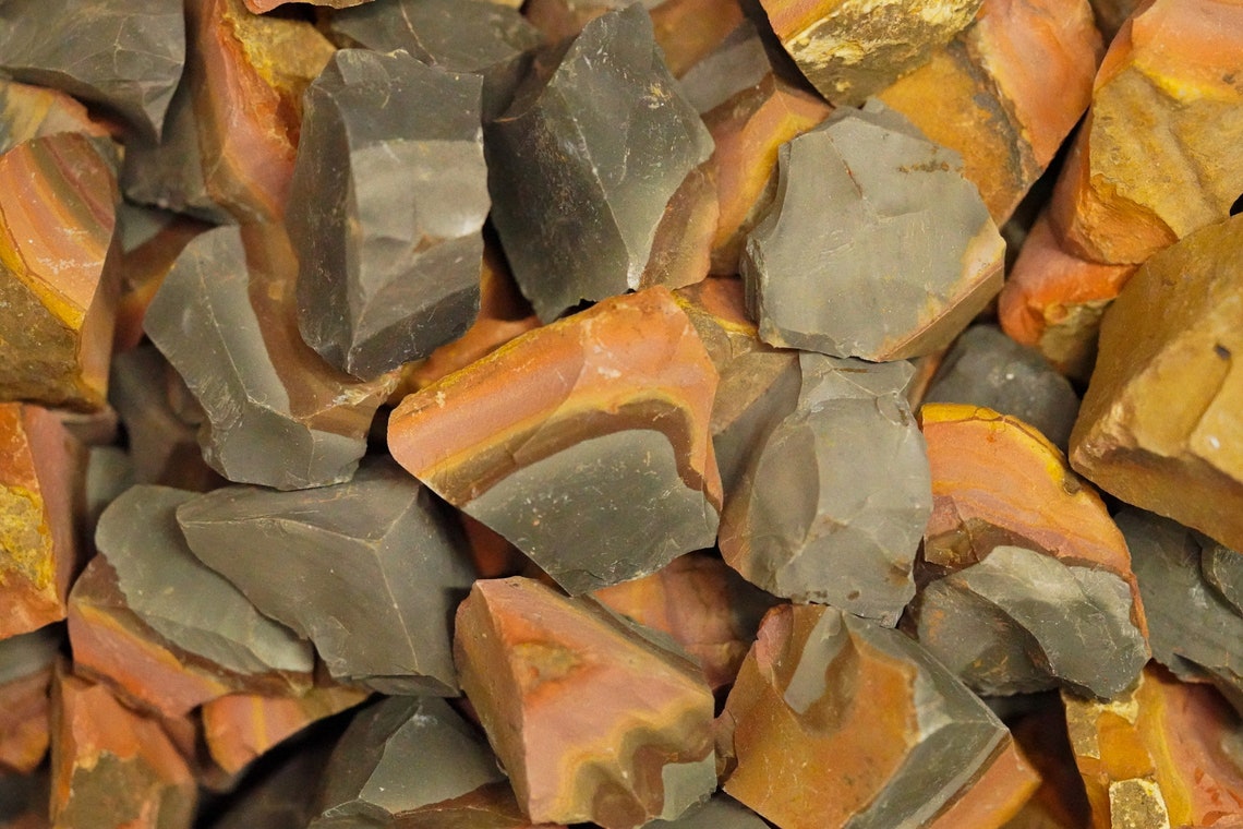 Large Raw Polychrome Jasper Rough Crystal desert Jasper Etsy