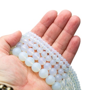 Opalite Round Beads 15&quot; Full Strand 4mm 6mm 8mm 10mm 12mm