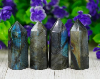 Labradorite Tower Point for Crystal Grid