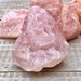 Large Raw Rose Quartz Stone 