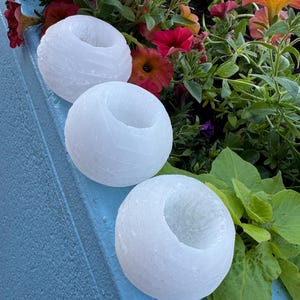 Selenite Candle Holder