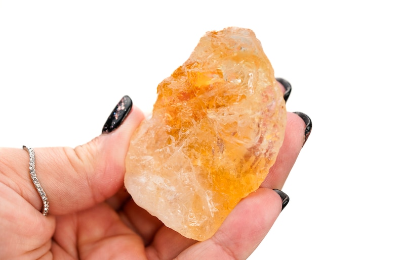 Large Raw Citrine Stone Rough Citrine Crystal image 8