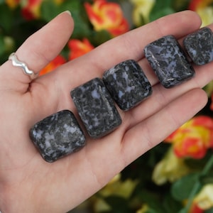 Tumbled Indigo Gabbro Polished Stone