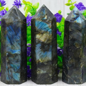 Large labradorite Crystal Tower