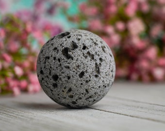 Lava Stone Crystal Ball 60mm