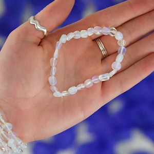Opalite Tumbled Stone Bracelet