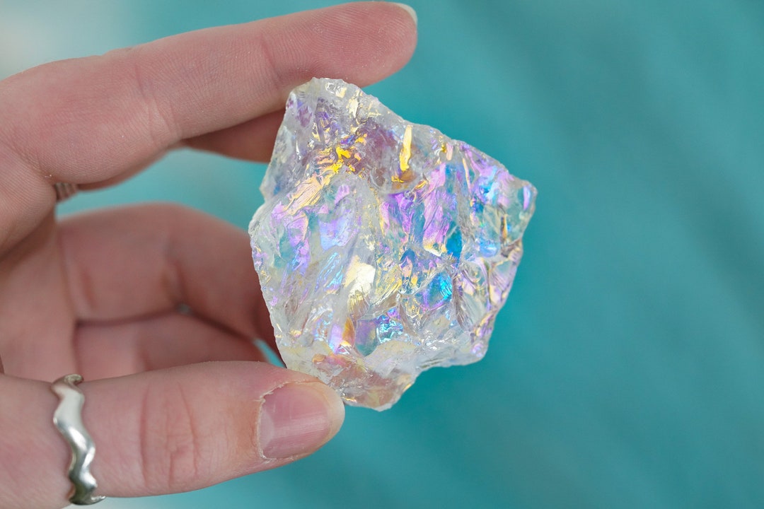 Raw Rainbow Aura Clear Quartz (rough Angel Aura Quartz) - Etsy Raw Rainbow Aura Clear Quartz (rough Angel Aura Quartz) - Etsy