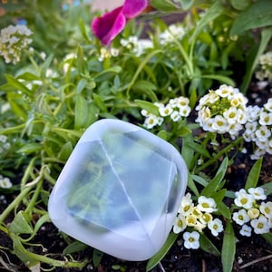 Selenite Cube Stand 40mm