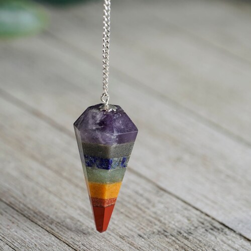 Tree of Life Pendulum/ Lapis Pendulum/ 7 Chakra Pendulum/ Etsy
