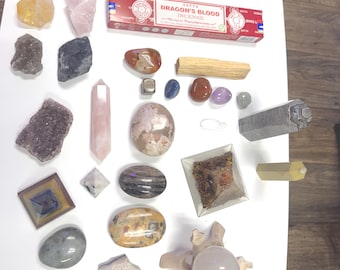 27-częściowy zestaw kolekcjonerski kryształów – wartość ponad 300 dolarów! Ultimate Healing Stones & Gem Collection