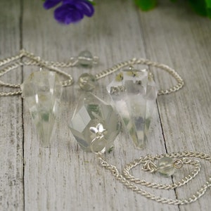 Clear Quartz Crystal Pendulum Dowsing Healing image 10