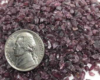 Crushed Garnet, ALL SIZES, Garnet Powder, Garnet gravel, Garnet dust, Crushed crystal, Crystal gravel, crystal powder