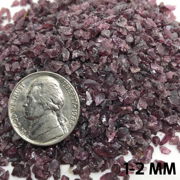 Crushed Garnet, ALL SIZES, Garnet Powder, Garnet gravel, Garnet dust, Crushed crystal, Crystal gravel, crystal powder