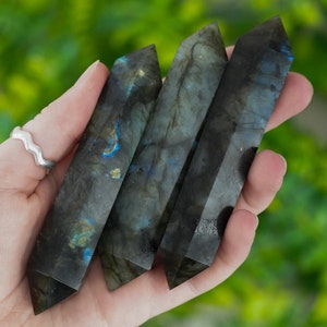 Labradorite double terminated point