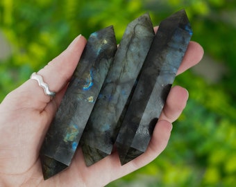 Labradorite double terminated point