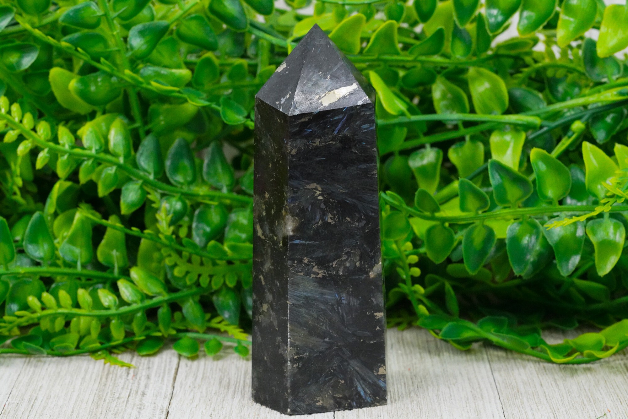 Large Astrophyllite Crystal Tower Point