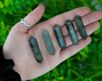 Labradorite Double Terminated Crystals