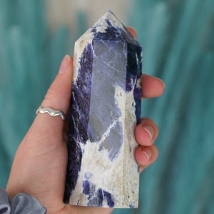 Large Sodalite Crystal Tower image 2