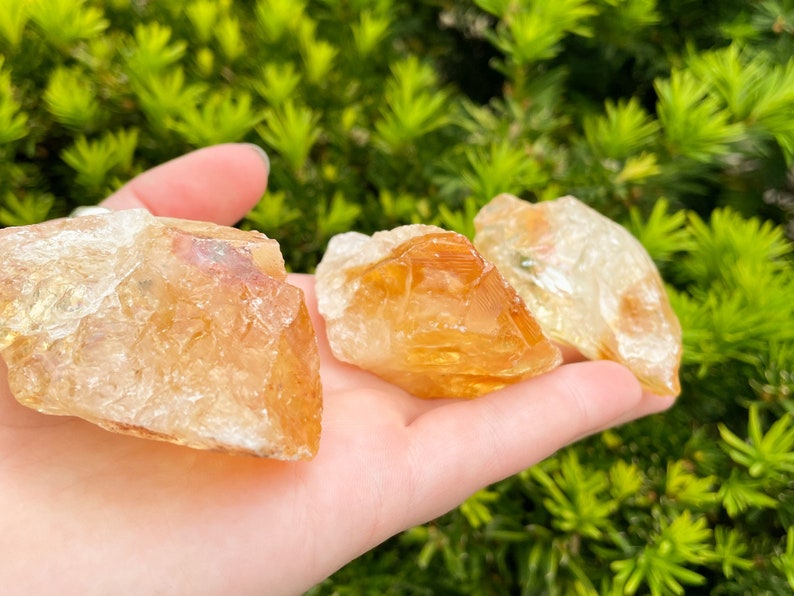 Large Raw Citrine Stone Rough Citrine Crystal image 7