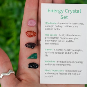 Energy Tumbled Chip Crystal Set