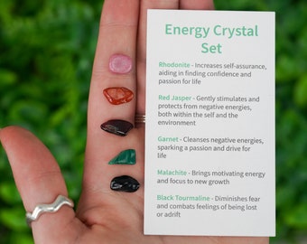 Energy Tumbled Chip Crystal Set