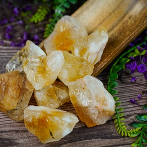 Large Raw Citrine Stone Rough Citrine Crystal image 3