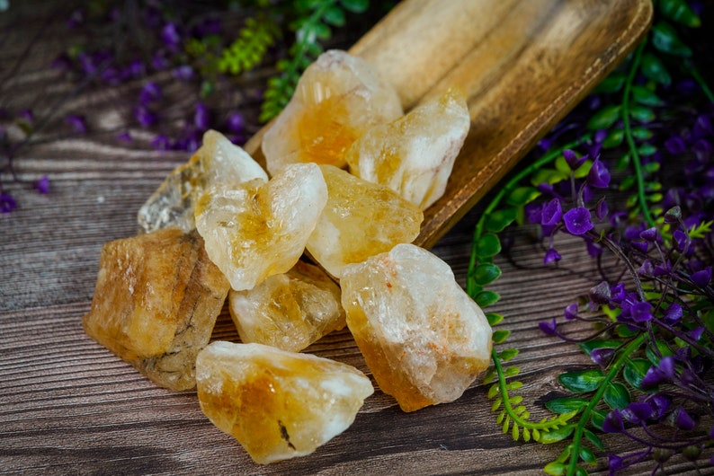 Large Raw Citrine Stone Rough Citrine Crystal image 3