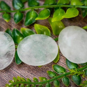 Small Clear Quartz Palm Stone
