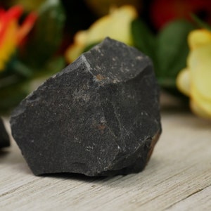 Large Raw Black Onyx Rough Crystal image 6