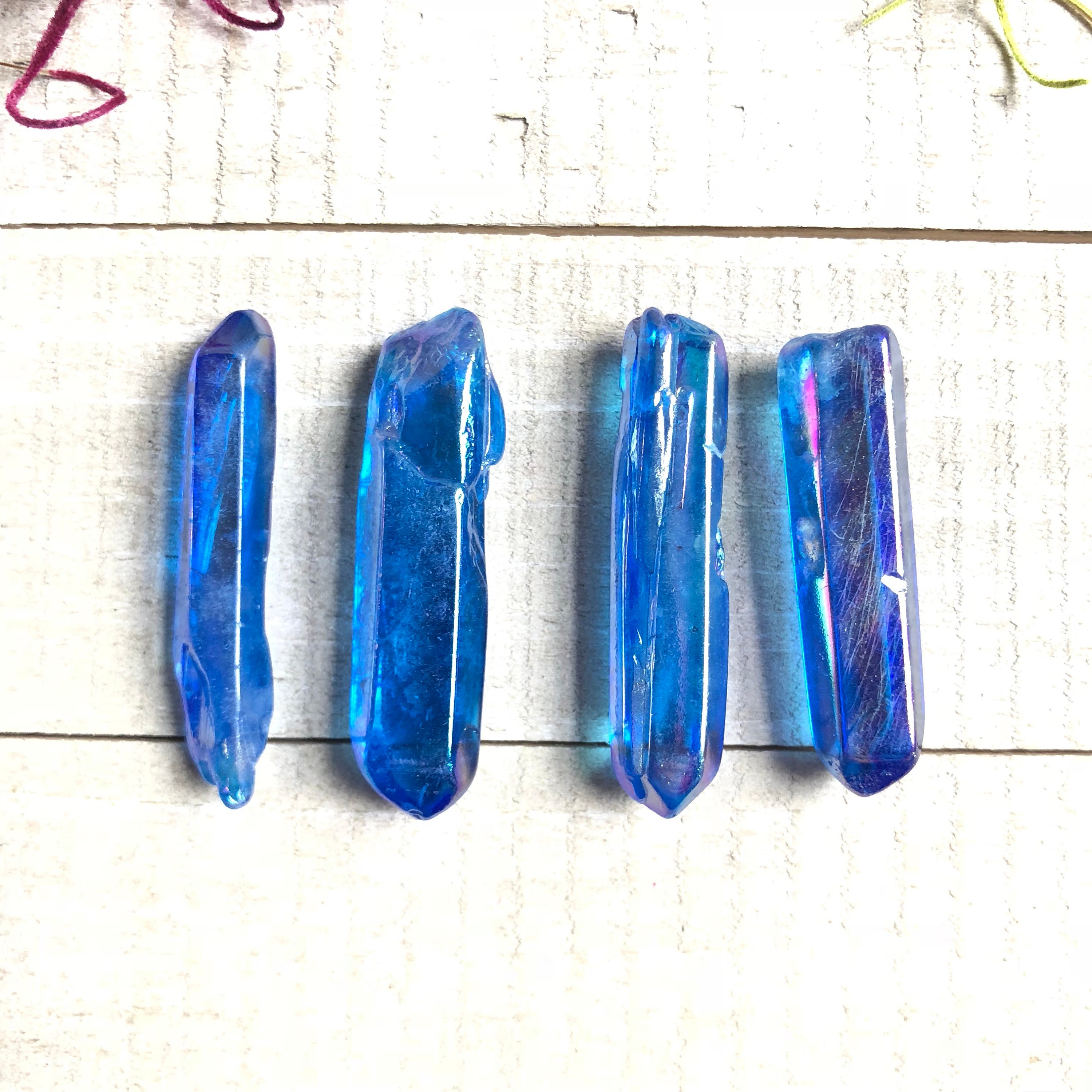 Aura Quartz Blue Crystal point