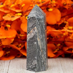 Large Picasso Jasper Crystal Tower