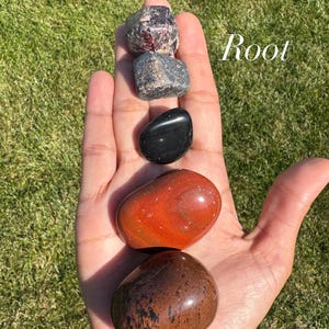 Root Chakra Crystal Set