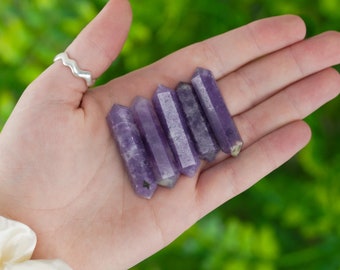 Lepidolite Double Terminated Crystals