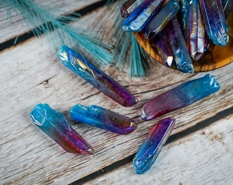 Blue and 2024 red gemstone