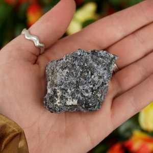 Large Raw Indigo Gabbro Rough Crystal