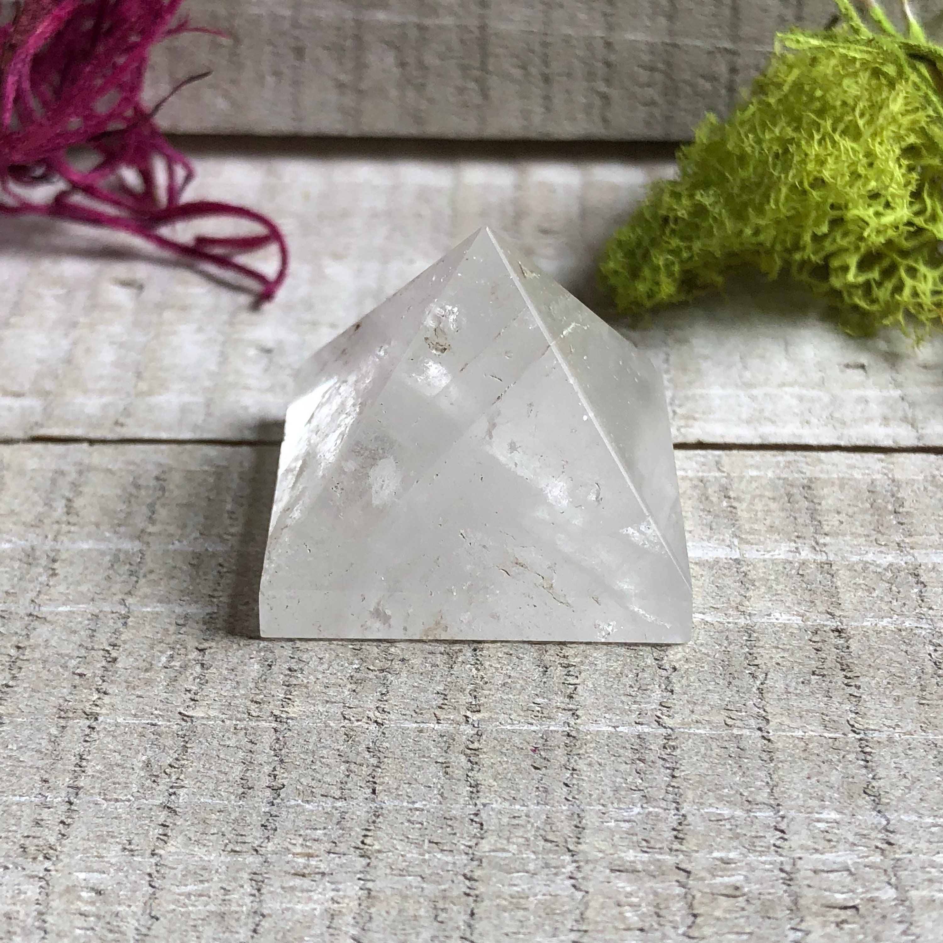 Clear Quartz Crystal Pyramid Etsy