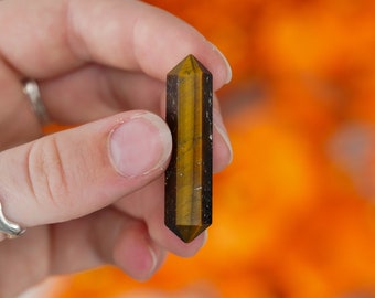 Tigers Eye Double Terminated Crystals