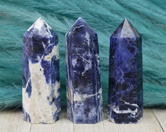Large Sodalite Crystal Tower