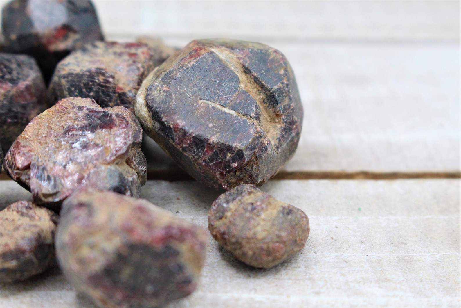 Raw Garnet Natural Rough Stones | Etsy
