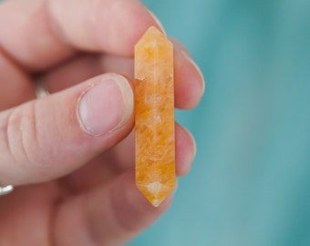 Orange Aventurine Double Terminated Crystals