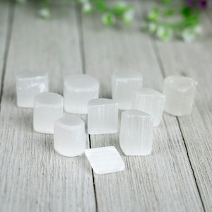 Tumbled Selenite Polished Stone