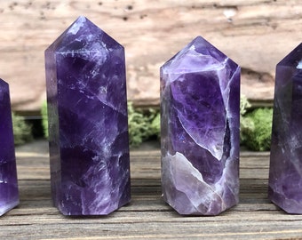 Amethyst Healing Crystal Tower Point