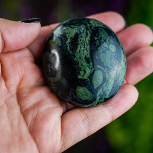 Kambaba Jasper Palm Stone, Polished Gemstone