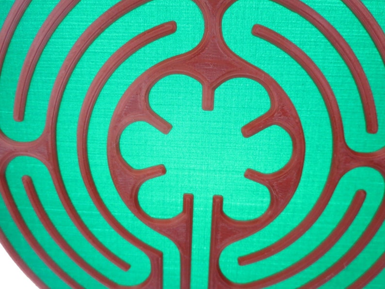 Finger Labyrinth / Maze Meditation Tool Finish Hanger - Etsy