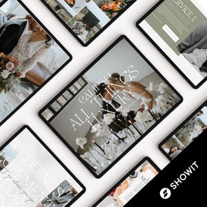 CALYPSO - Showit Template Web Design For Wedding Photographers, Creatives & Artists