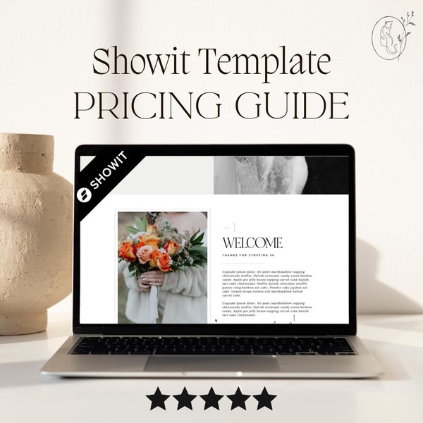 PRICE GUIDE PAGE - Wedding & Elopement Rate Guide For Wedding Photographers - Showit Template Add-On