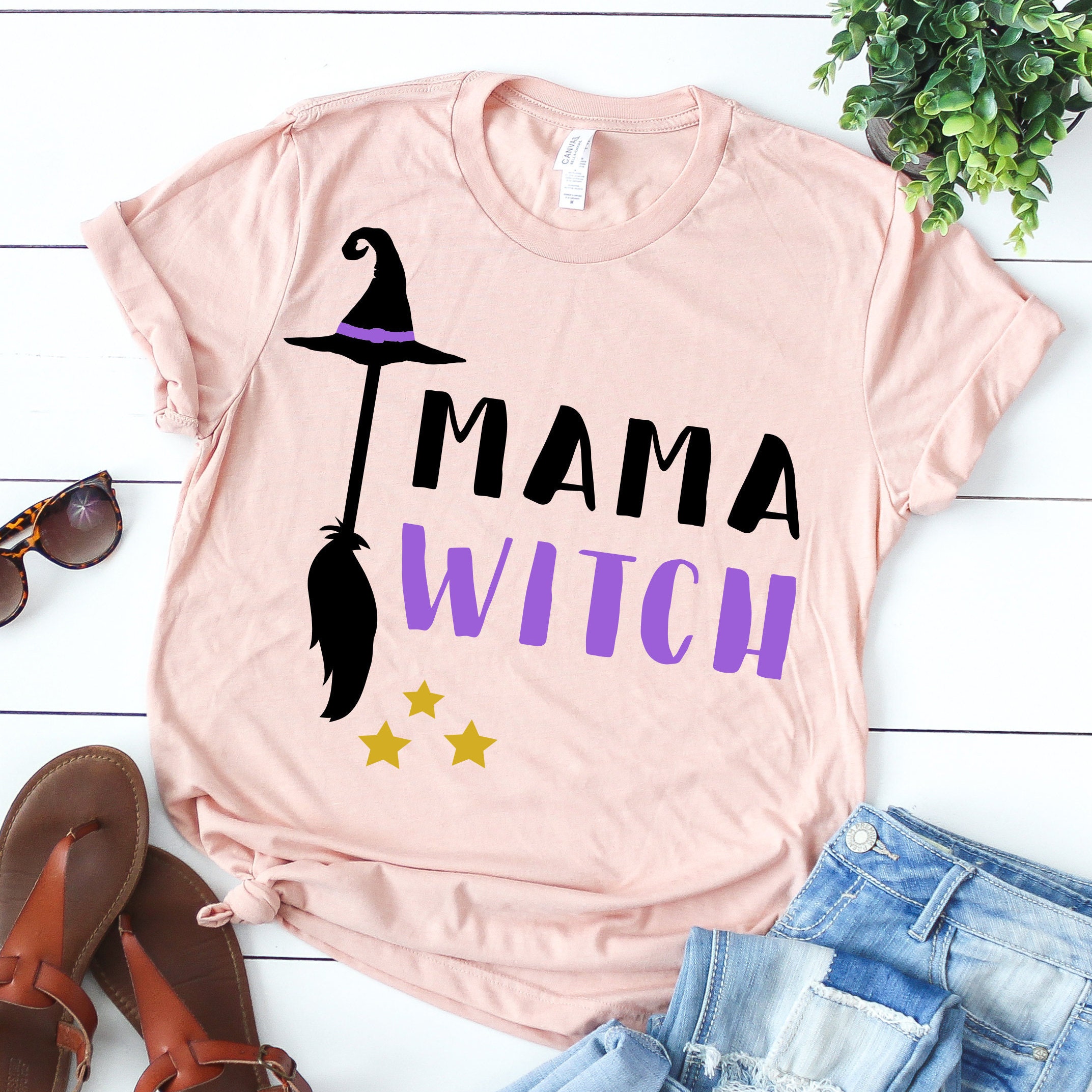Download Halloween svg Mama witch svg Mom shirt Witch hat svg | Etsy